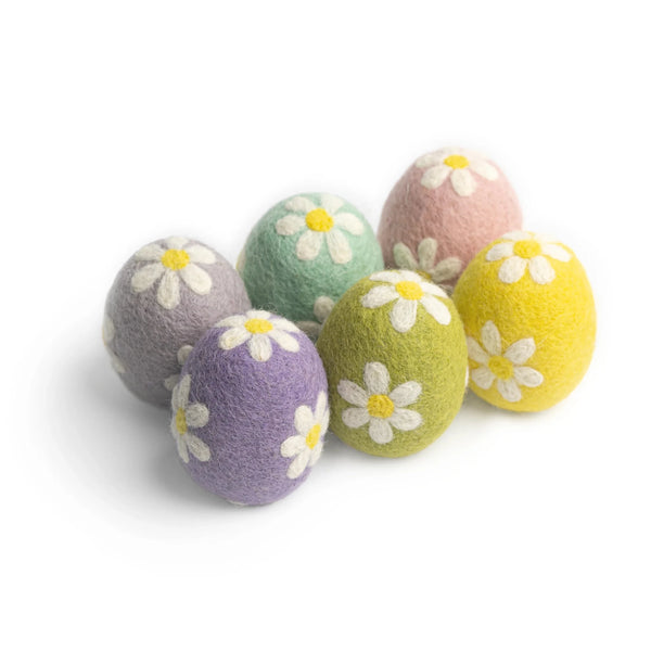 Felt Floral Easter Egg / Lavender - Harmony