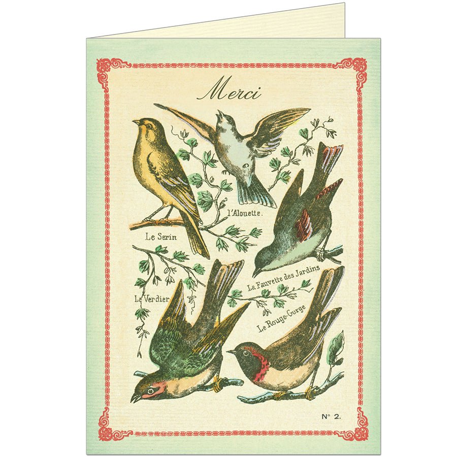 Birds - Merci Greeting Card - Harmony