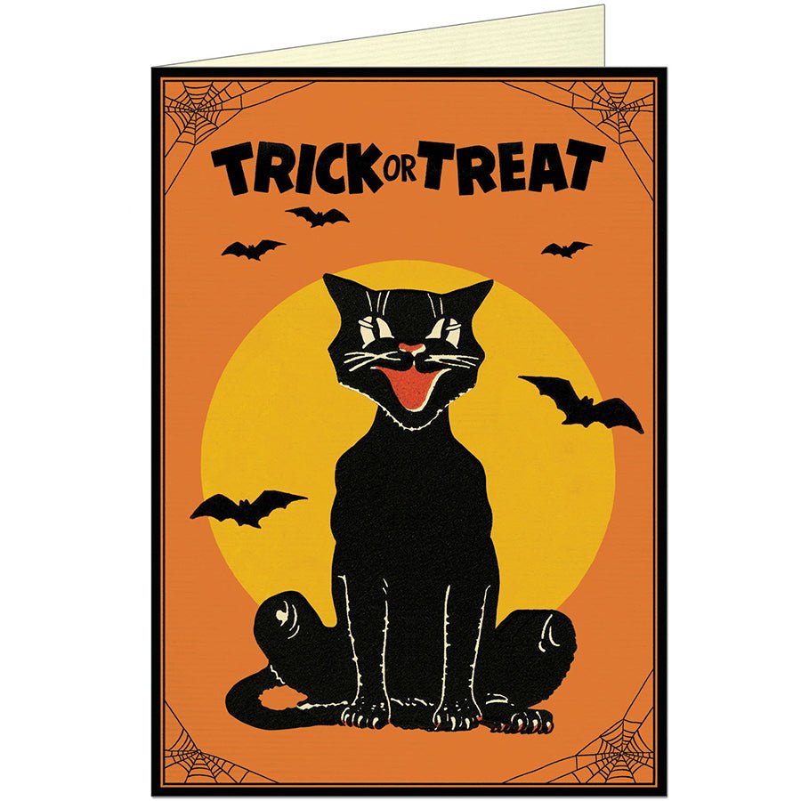 Halloween Cat Greeting Card - Harmony