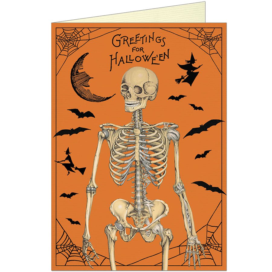 Halloween Skeleton Greeting Card - Harmony