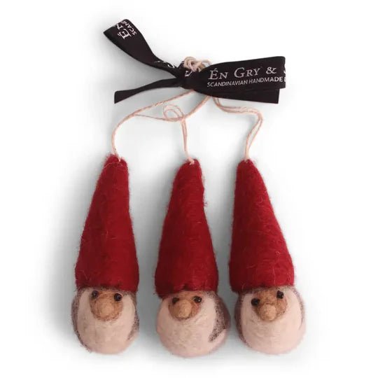 Gnome Ornaments Set of 3 - Harmony