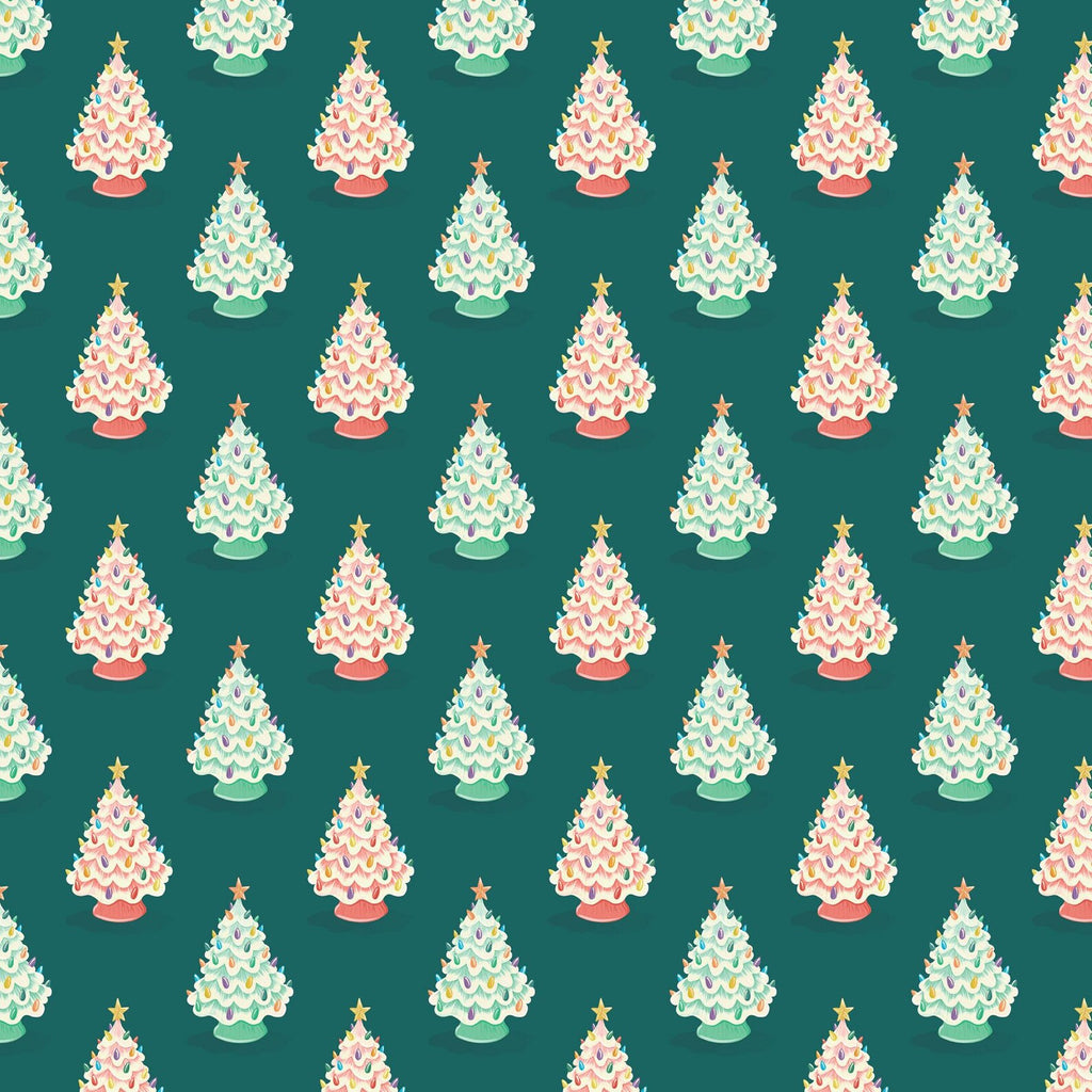 Bright Holiday / Vintage Ceramic Trees - Harmony