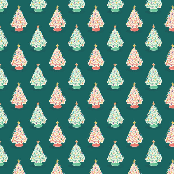 Bright Holiday / Vintage Ceramic Trees - Harmony