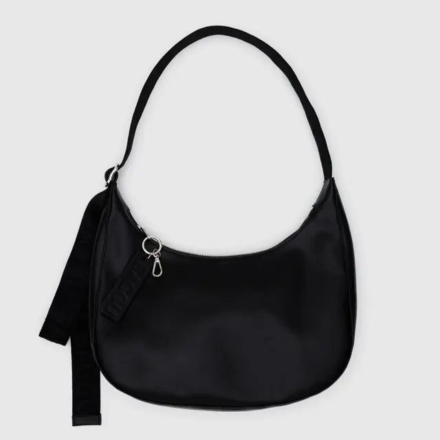 Medium Recycled Leather Crescent Bag - Harmony