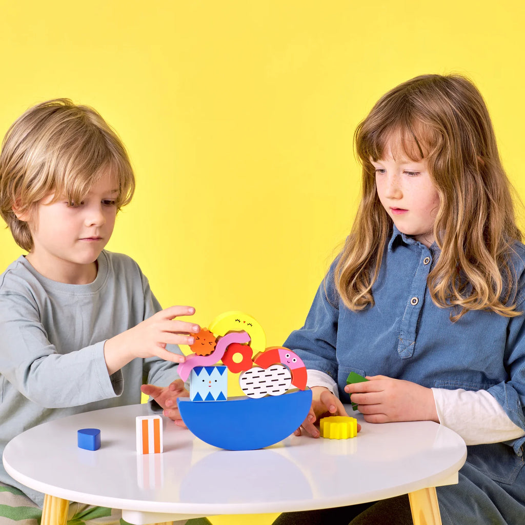 Teeter Totter Shapes Wooden Balance Game - Harmony