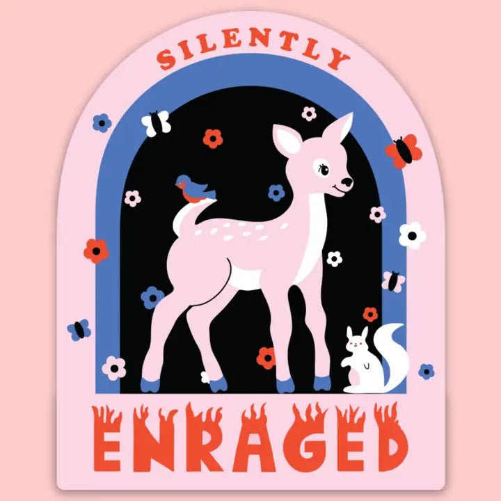 Silently Enraged Sticker - Harmony