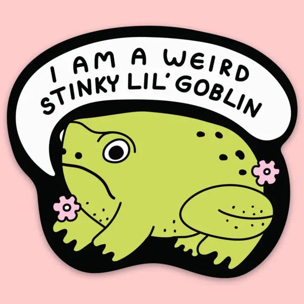Weird Stinky Goblin Sticker - Harmony