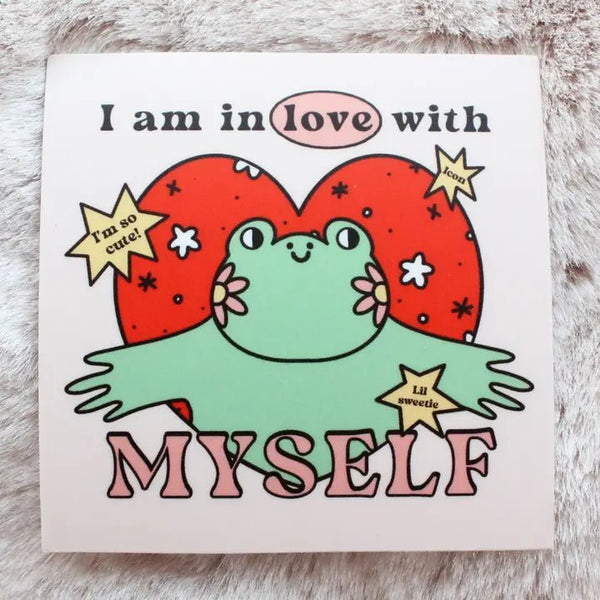 Love Myself Frog Sticker - Harmony