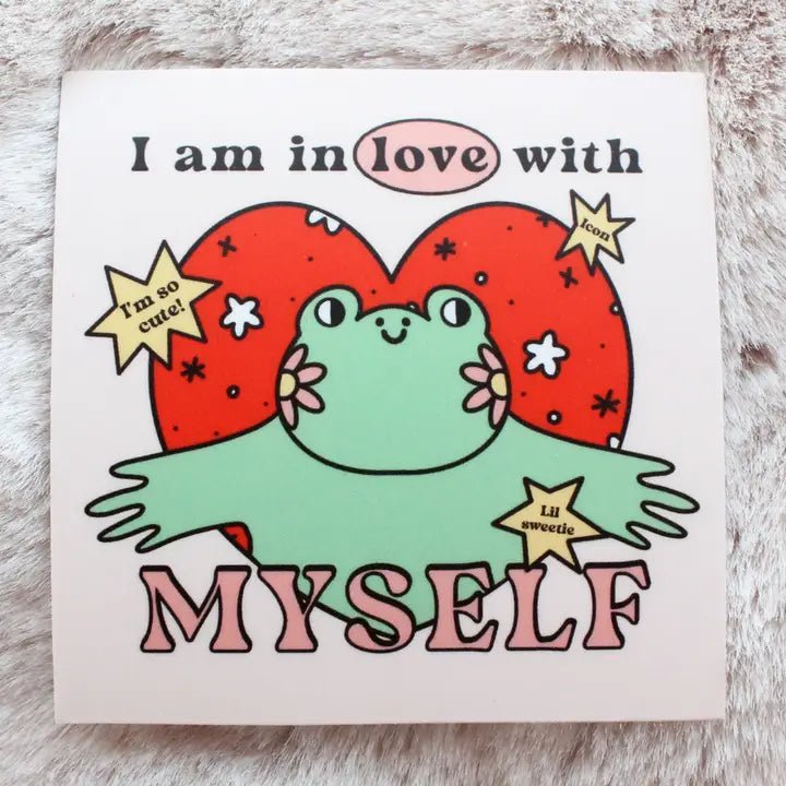 Love Myself Frog Sticker - Harmony