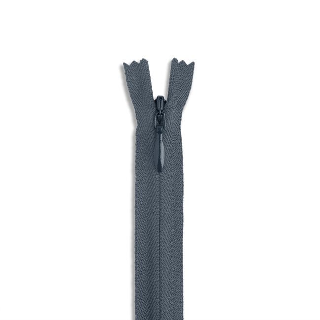 22" 2 Invisible Nylon Zipper / Galena Grey (914) - Harmony