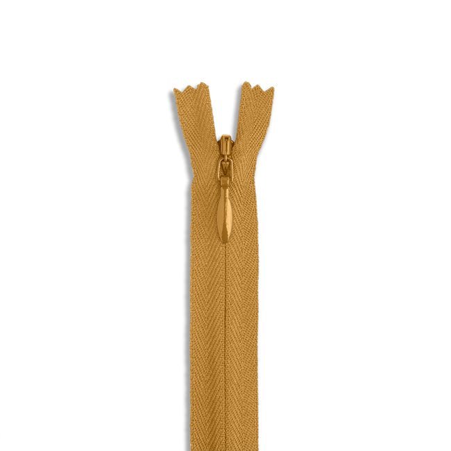 9" 2 Invisible Nylon Zipper / Gold (087) - Harmony