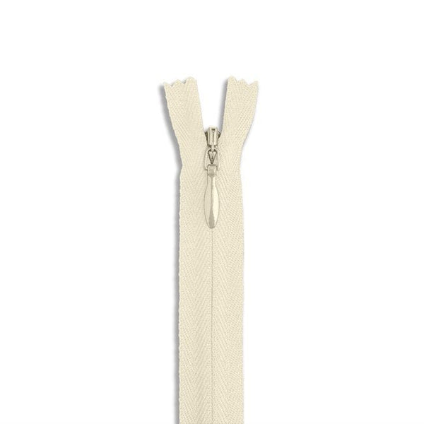 9" 2 Invisible Nylon Zipper / Natural (801) - Harmony