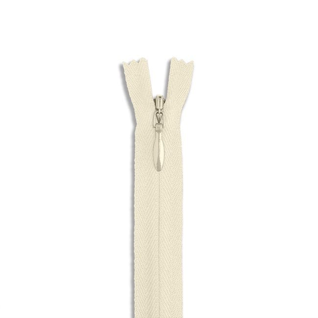 9" 2 Invisible Nylon Zipper / Natural (801) - Harmony