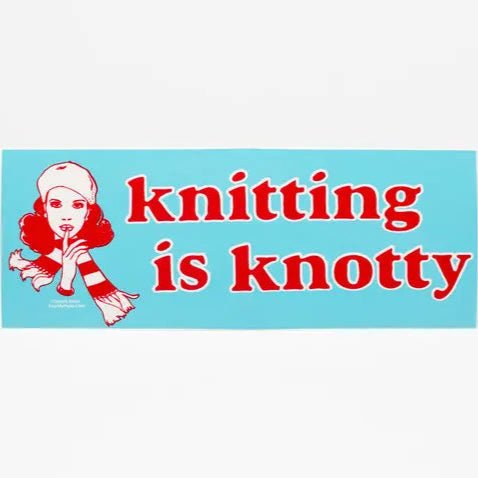 Knitting is Knotty Sticker - Harmony