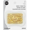 1 - 1/2" Quilters Brass Safety Pins, Brass, 35 pc - Harmony