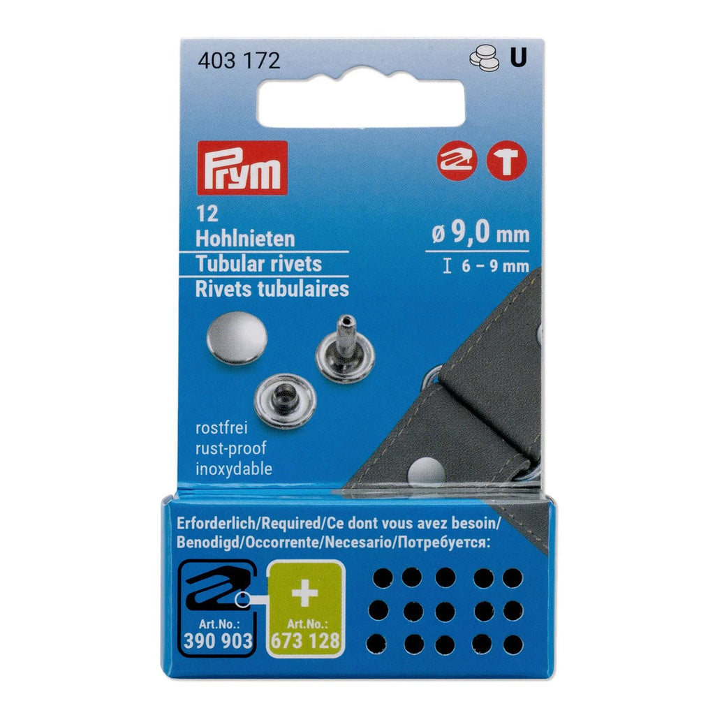 Tubular Rivets, 9 mm, 12 pcs - Harmony