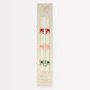 Multi Colour Bow Taper Candles (x2) - Harmony