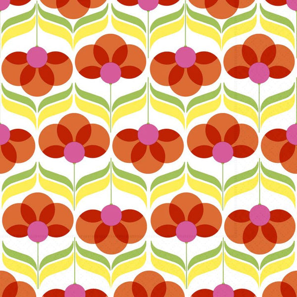 Playful Row Cocktail Napkin - Harmony