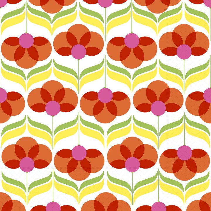 Playful Row Cocktail Napkin - Harmony