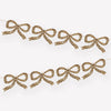 Gold Glitter Bow Garland - Harmony