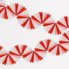 Candy Cane Stripe Honeycomb Garland - Harmony