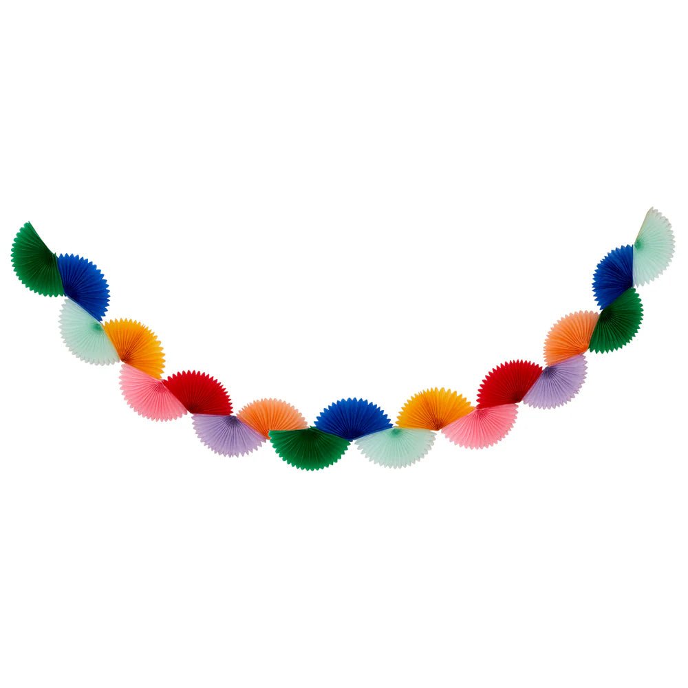 Rainbow Honeycomb Fan Garland - Harmony