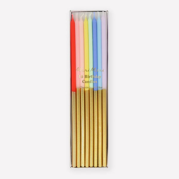 Gold Dipper Rainbow Mix Candles - Harmony