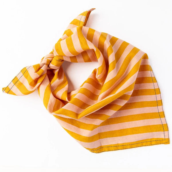Naomi Bandana Stripe Green Blue - Harmony