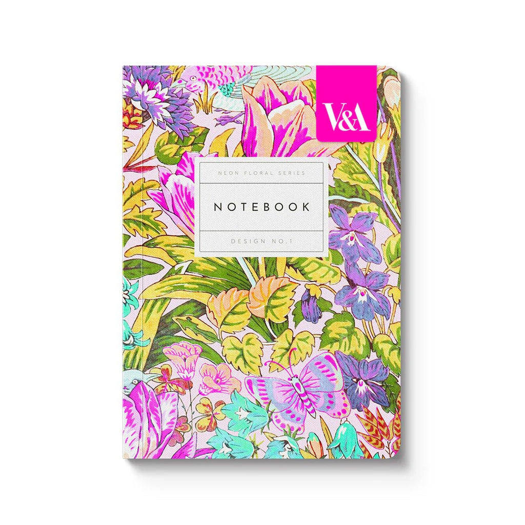 Neon Floral Mawson Tulip Notebook - Harmony