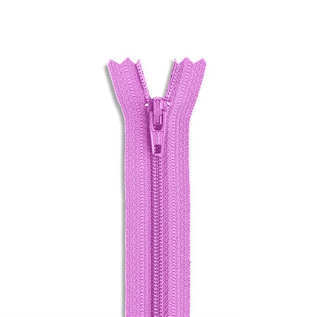 22" 3 Nylon Coil Non - Separating Zipper / Medium Pink (513) - Harmony