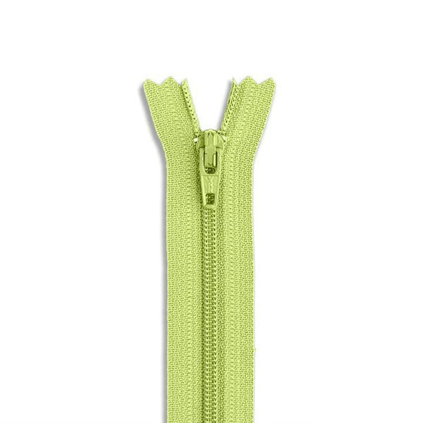 22" 3 Nylon Coil Non - Separating Zipper / Light Green (874) - Harmony