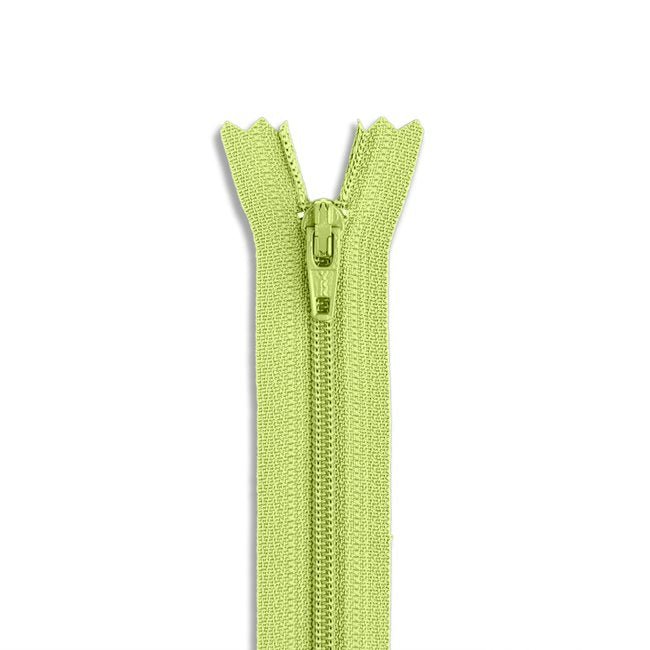 22" 3 Nylon Coil Non - Separating Zipper / Light Green (874) - Harmony