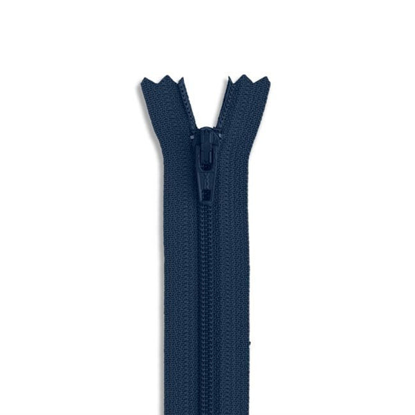 22" 3 Nylon Coil Non - Separating Zipper / Navy (560) - Harmony