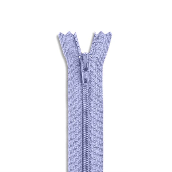 7" 3 Nylon Coil Non - Separating Zipper / Silver Blue (337) - Harmony