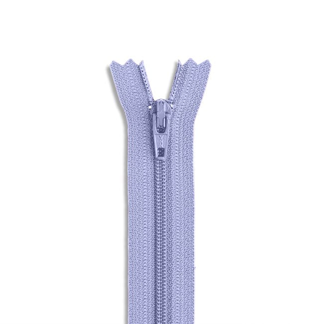 7" 3 Nylon Coil Non - Separating Zipper / Silver Blue (337) - Harmony