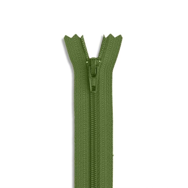 7" 3 Nylon Coil Non - Separating Zipper / Clover (528) - Harmony