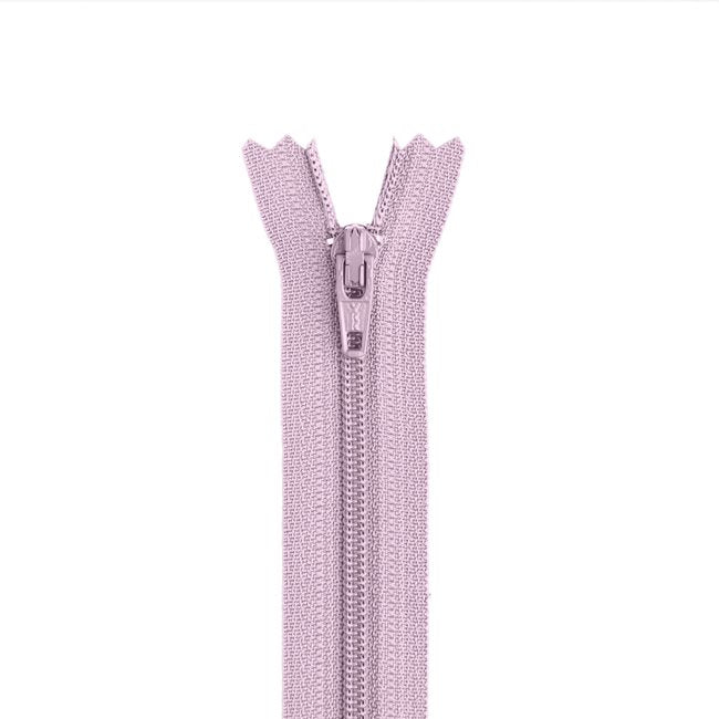 7" 3 Nylon Coil Non - Separating Zipper / Light Lilac (552) - Harmony
