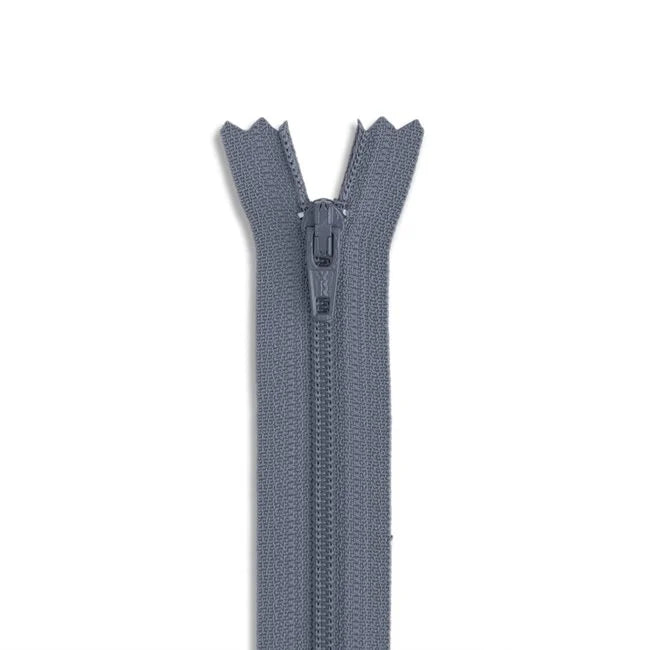 7" 3 Nylon Coil Non - Separating Zipper / Galena Grey (914) - Harmony
