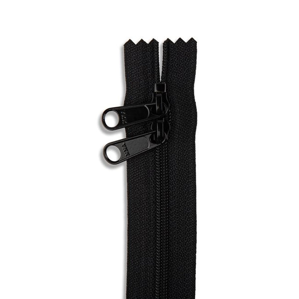 18" 4.5 Nylon Two - Way Zipper / Black (580) - Harmony