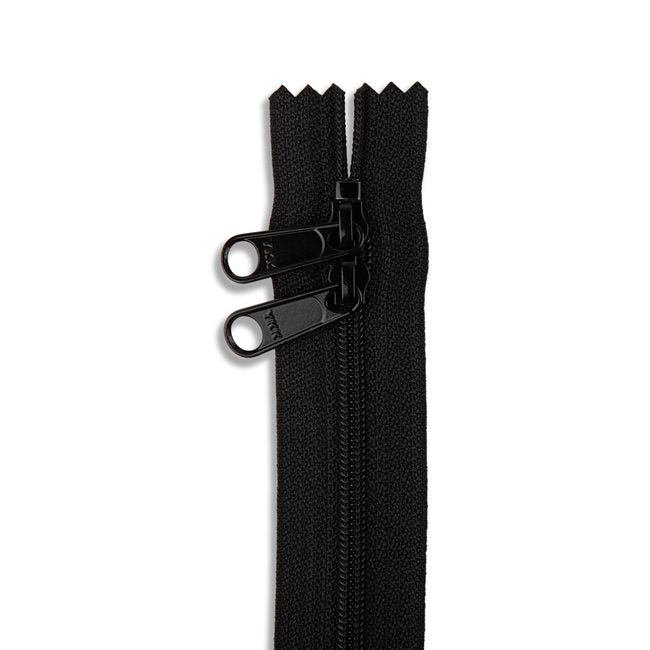 18" 4.5 Nylon Two - Way Zipper / Black (580) - Harmony