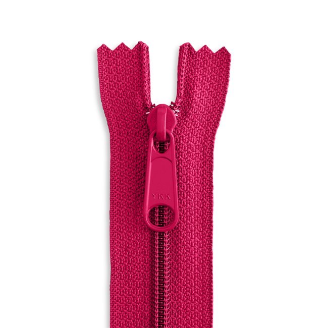 20" 4.5 Nylon Coil Long Pull Bag Zipper / Hot Pink (516) - Harmony