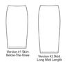 Sew House 7 / Cosmos Sweatshirt & Elemental Pencil Skirt / Curvy - Harmony