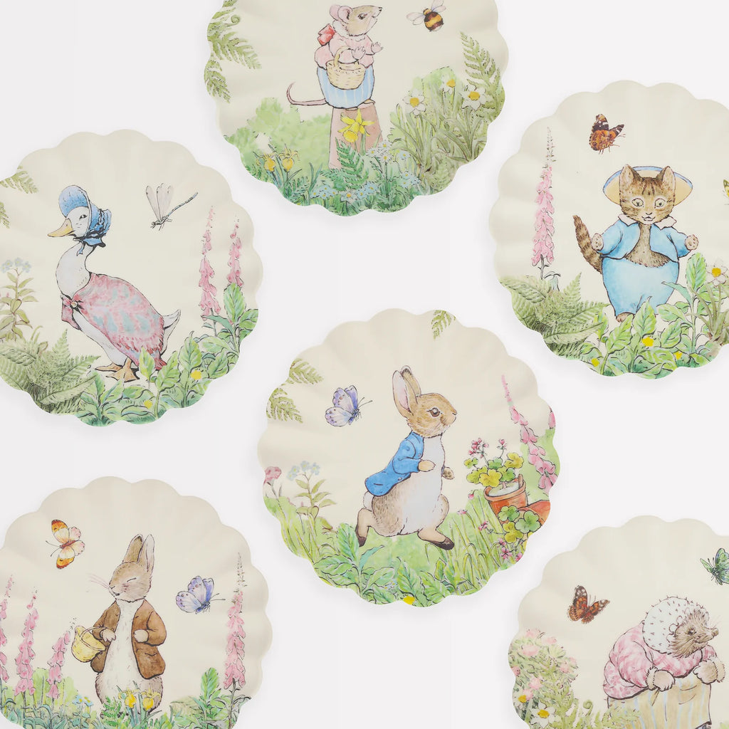 Peter Rabbit Reusable Small Plates / Set of 6 - Harmony
