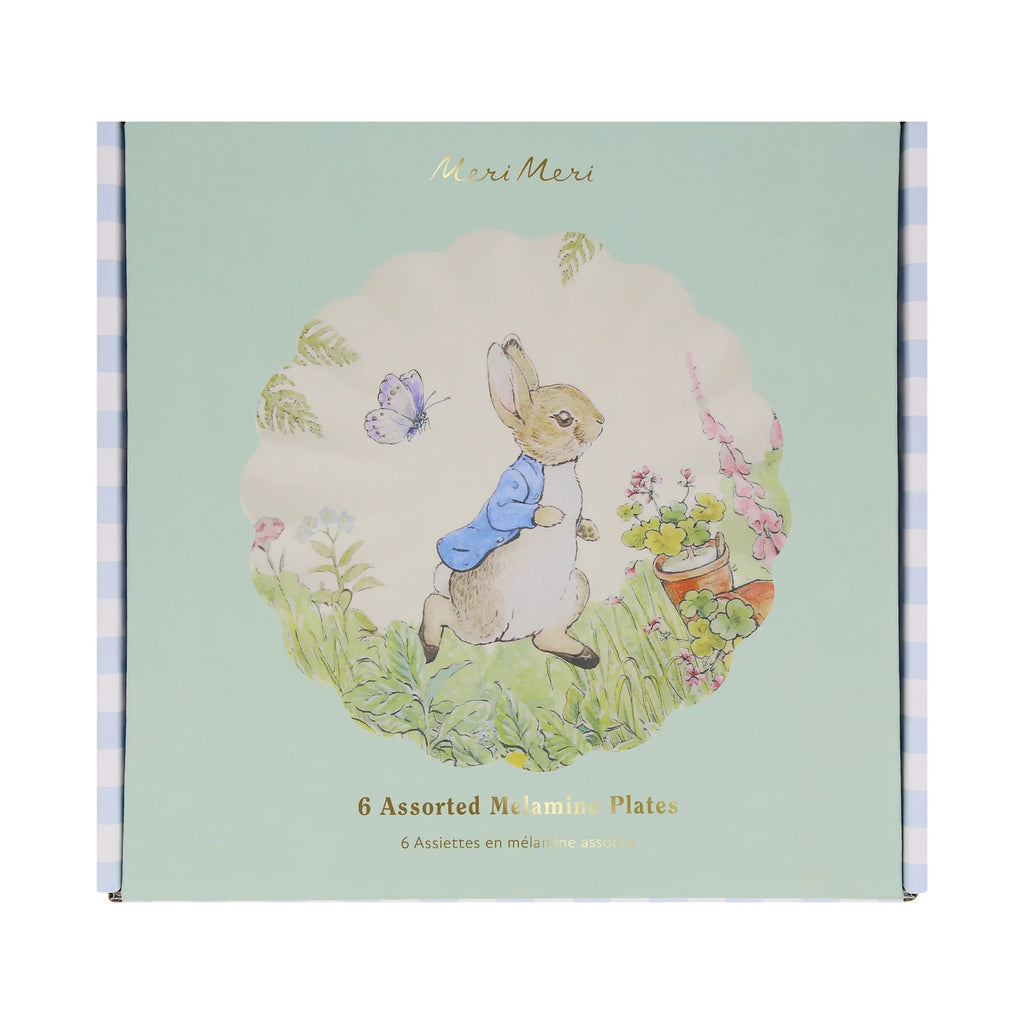 Peter Rabbit Reusable Small Plates / Set of 6 - Harmony