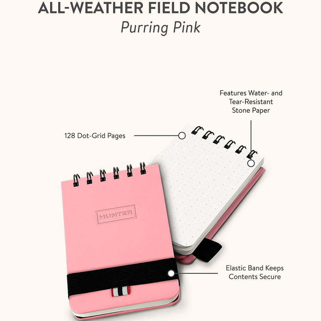 Hunter All - Weather Field Book / Purring Pink - Harmony
