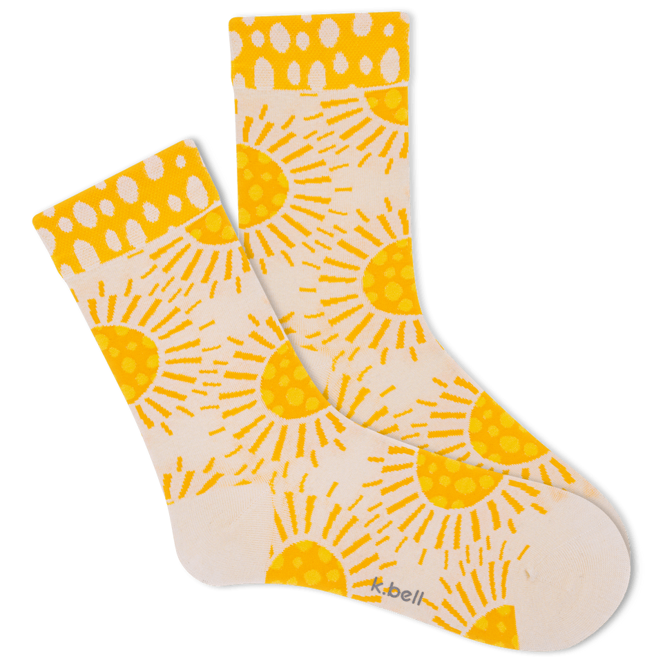 Women's Boho Sun Spots Crew Sock - Harmony