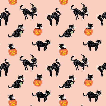 Halloween / Black Cat / Blush Metallic - Harmony