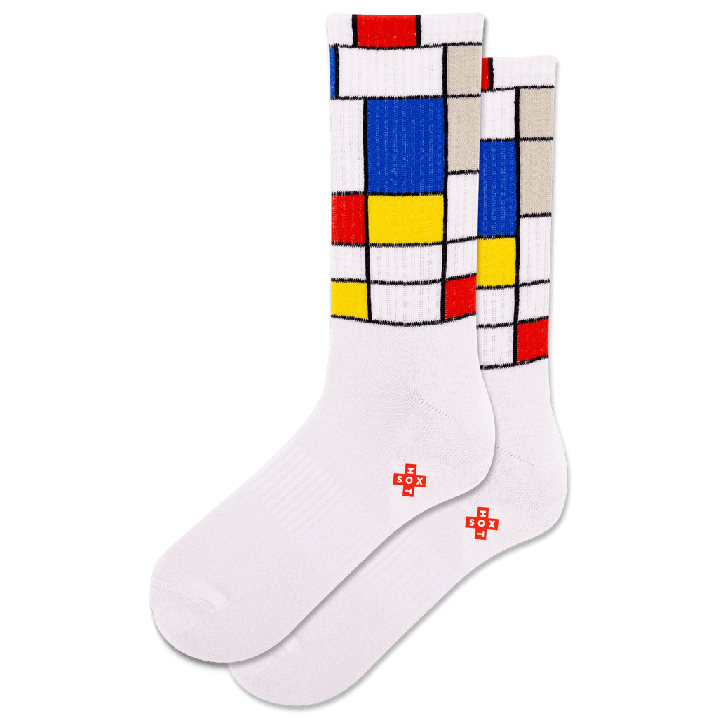 Hotsox Men's Mondrian Active Crew Socks - Harmony