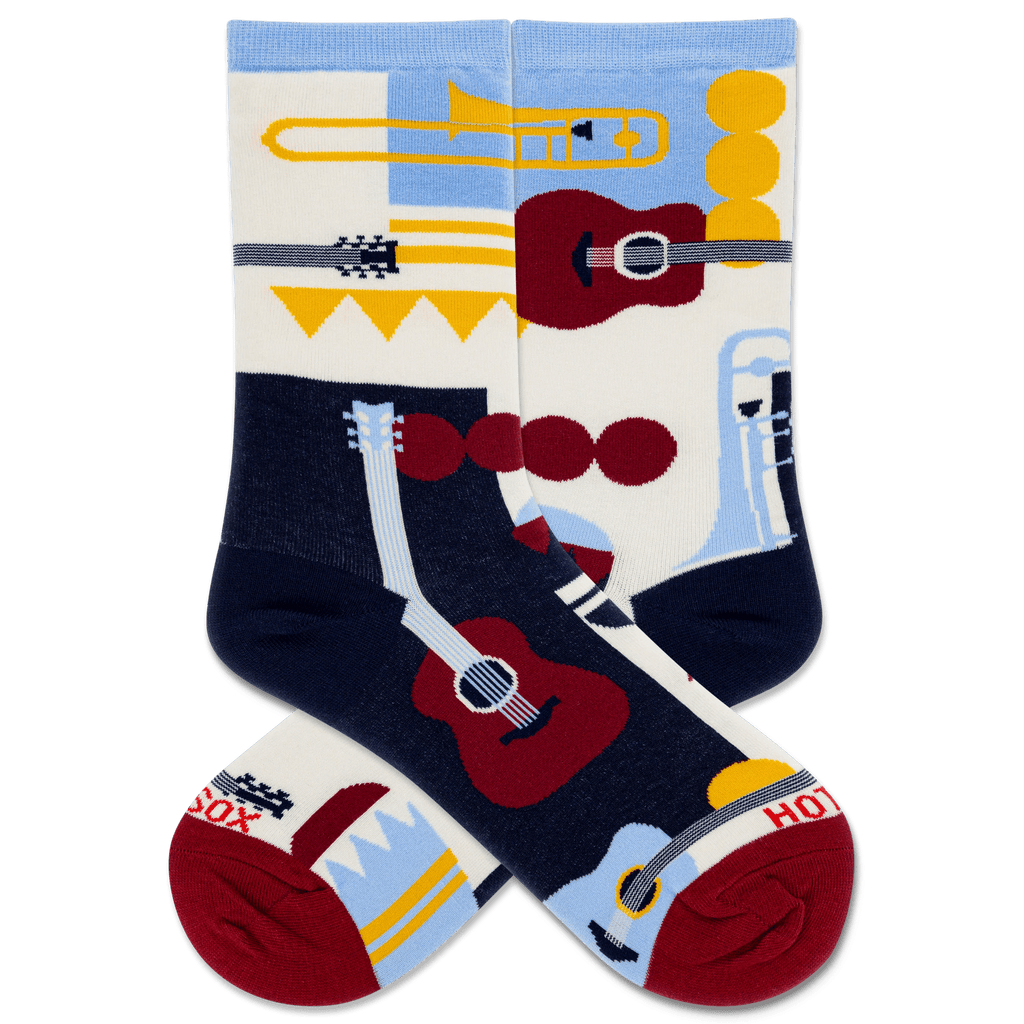 Hotsox Men's Retro Music Crew Socks - Harmony