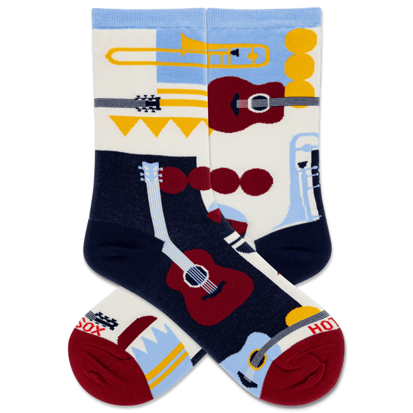 Hotsox Men's Retro Music Crew Socks - Harmony